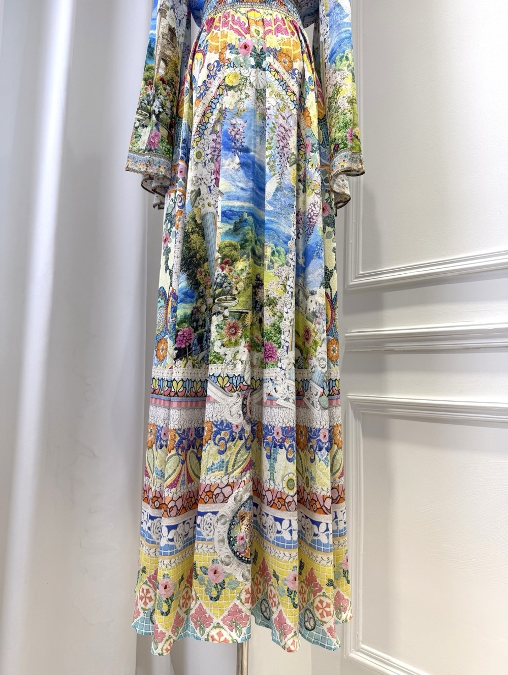 Camilla kimono sleeve dress with shirring detail - Picture 12 of 15